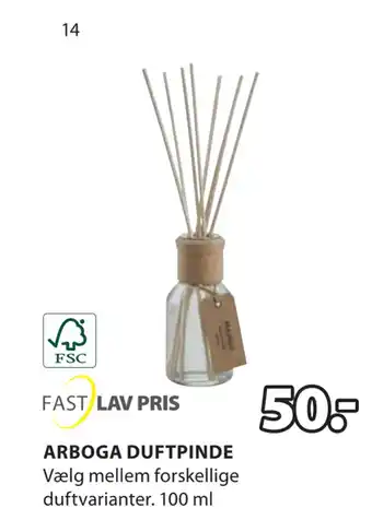 JYSK Arboga duftpinde tilbud