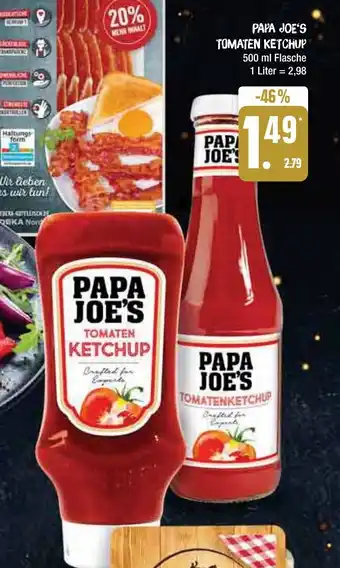 Zentralmarkt PAPA JOE'S TOMATEN KETCHUP tilbud