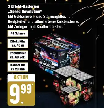 3 Effekt-Batterien Speed Revolution"