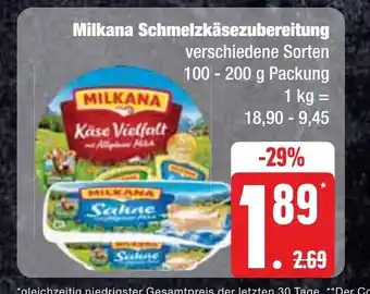 Milkana Schmelzkäsezubereitung
