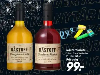 Bilka Råstoff Shots tilbud