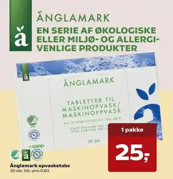 En serie af økologiske eller miljø- og allergi- venlige produkter