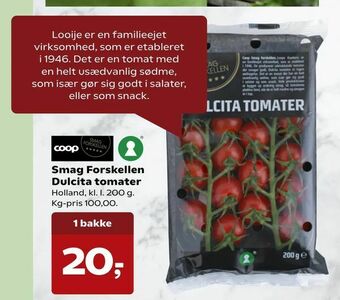 Dagli'Brugsen Smag Forskellen Dulcita tomater tilbud