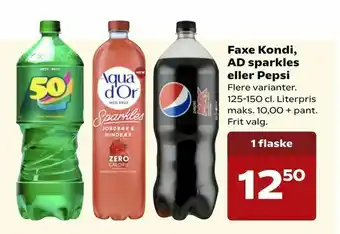 Dagli'Brugsen Faxe Kondi, AD sparkles eller Pepsi tilbud