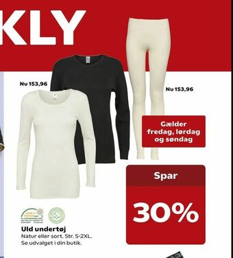 Kvickly Uld undertøj tilbud