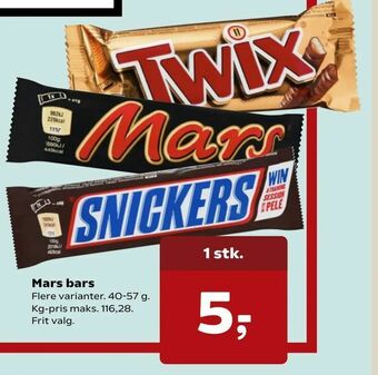 Kvickly Mars bars tilbud