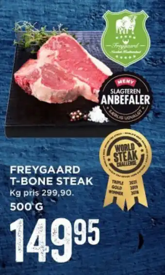 MENY FREYGAARD T-BONE STEAK tilbud