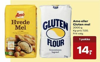 Kvickly Amo eller Gluten mel tilbud