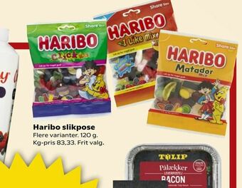 Kvickly Haribo slikpose tilbud