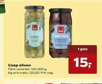 Kvickly Coop oliven tilbud