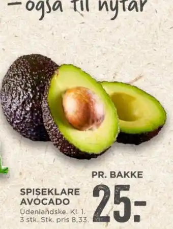 MENY SPISEKLARE AVOCADO tilbud