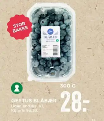 MENY GESTUS BLÅBÆR tilbud