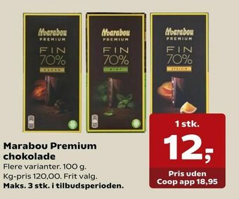 Kvickly Marabou Premium chokolade tilbud
