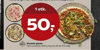 Kvickly Husets pizza tilbud