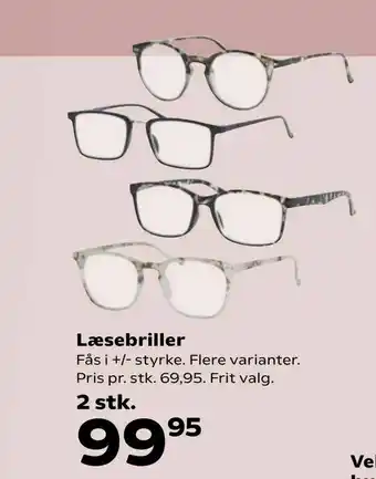 Kvickly Læsebriller tilbud