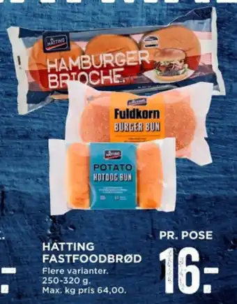 MENY HATTING FASTFOODBRØD tilbud