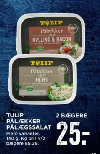 MENY TULIP PÅLÆKKER PÅLÆGSSALAT tilbud