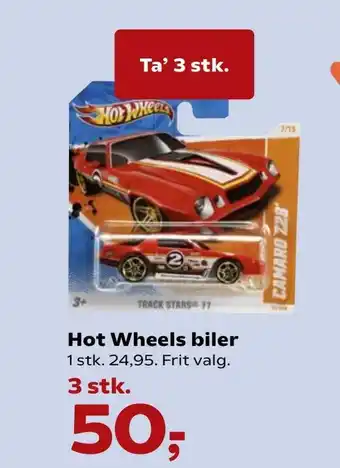 Kvickly Hot Wheels biler tilbud