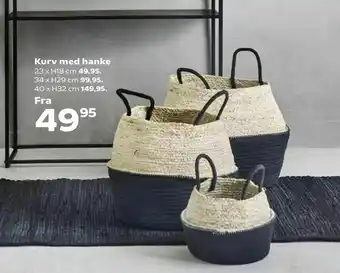 Kvickly Kurv med hanke tilbud