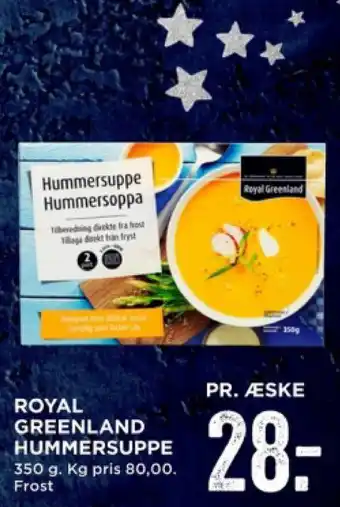 MENY ROYAL GREENLAND HUMMERSUPPE tilbud