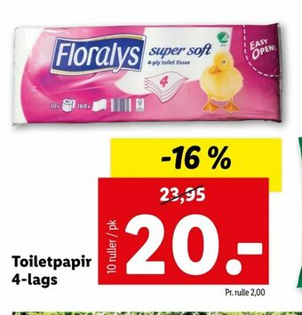 Let-Køb Toiletpapir 4-lags tilbud