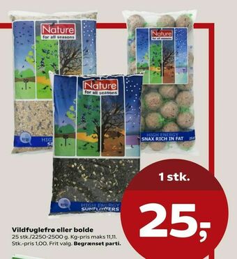Vildfuglefrø eller bolde