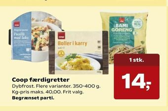 Coop færdigretter