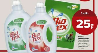 SuperBrugsen Biotex vaskemiddel tilbud