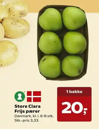 SuperBrugsen Store Clara Frijs pærer tilbud