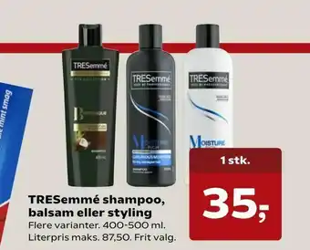 TRESemmé shampoo, balsam eller styling