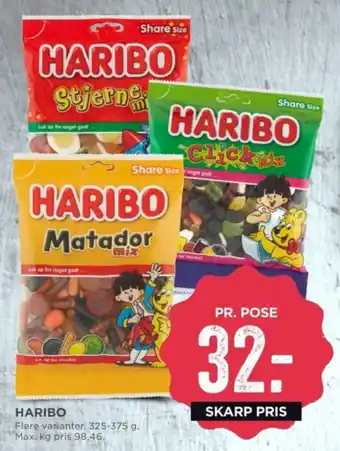 MENY HARIBO tilbud