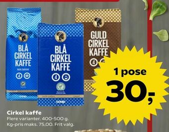 SuperBrugsen Cirkel kaffe tilbud