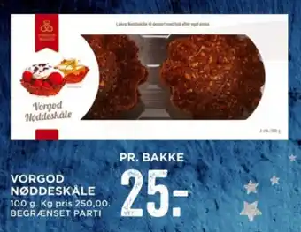 VORGOD NØDDESKÅLE