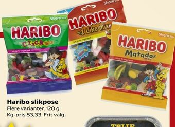 SuperBrugsen Haribo slikpose tilbud