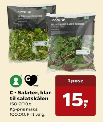 SuperBrugsen C - Salater, klar til salatskålen tilbud