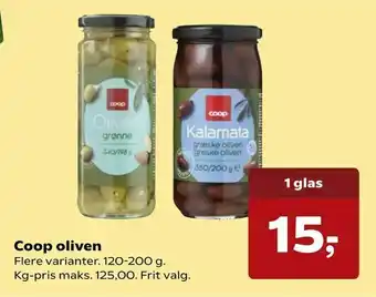 SuperBrugsen Coop oliven tilbud