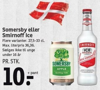 SPAR Somersby Eller Smirnoff Ice tilbud