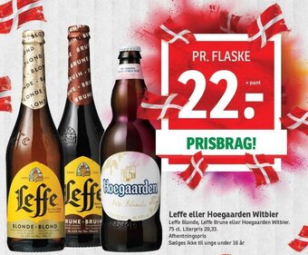 SPAR Leffe Eller Hoegaarden Witbier tilbud