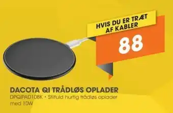 Expert Dacota Qi Trådløs Oplader tilbud