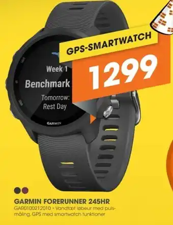 Expert Garmin Forerunner 245hr tilbud
