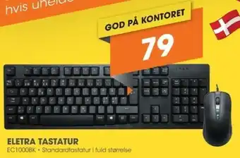 Expert Eletra Tastatur EC1000BK tilbud
