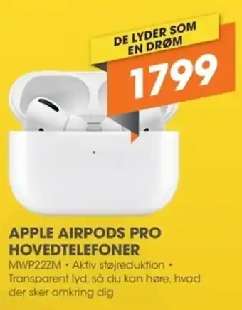 Expert Apple Airpods Pro Hovedtelefoner tilbud