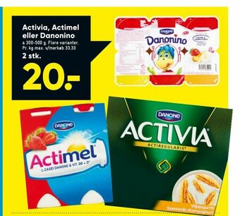 Bilka Activia, Actimel eller Danonino tilbud