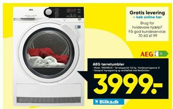 Bilka AEG tørretumbler tilbud