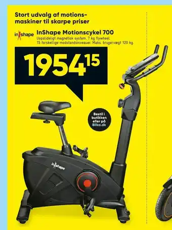 Bilka InShape Motionscykel 700 tilbud