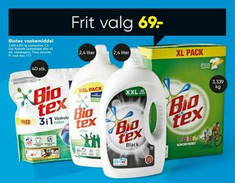 Bilka Biotex vaskemiddel tilbud