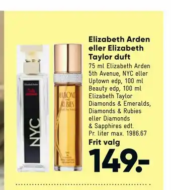 Elizabeth Arden eller Elizabeth Taylor duft