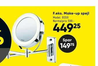Bilka Make-up spejl tilbud