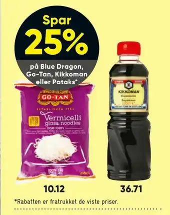 Bilka Blue Dragon, Go-Tan, Kikkoman eller Pataks tilbud