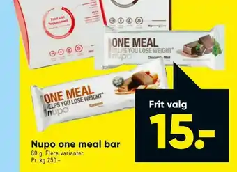 Bilka Nupo one meal bar tilbud